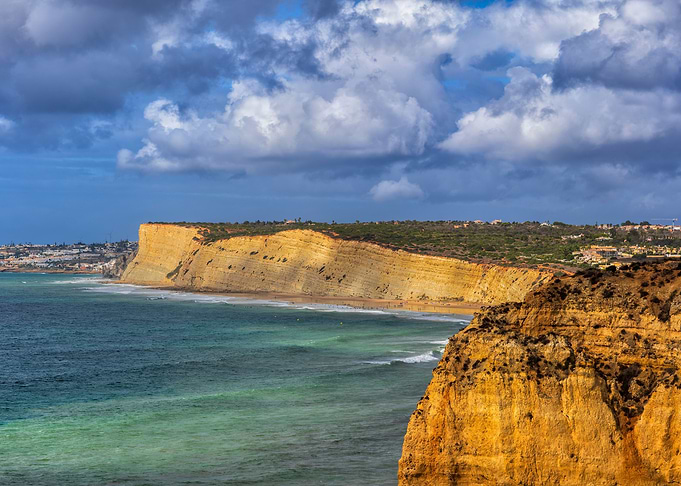 Algarve Cliff In Portugal