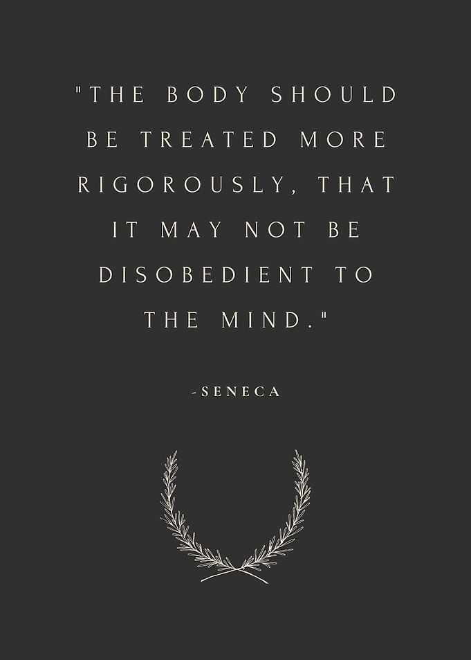 Seneca Stoic Quote Art