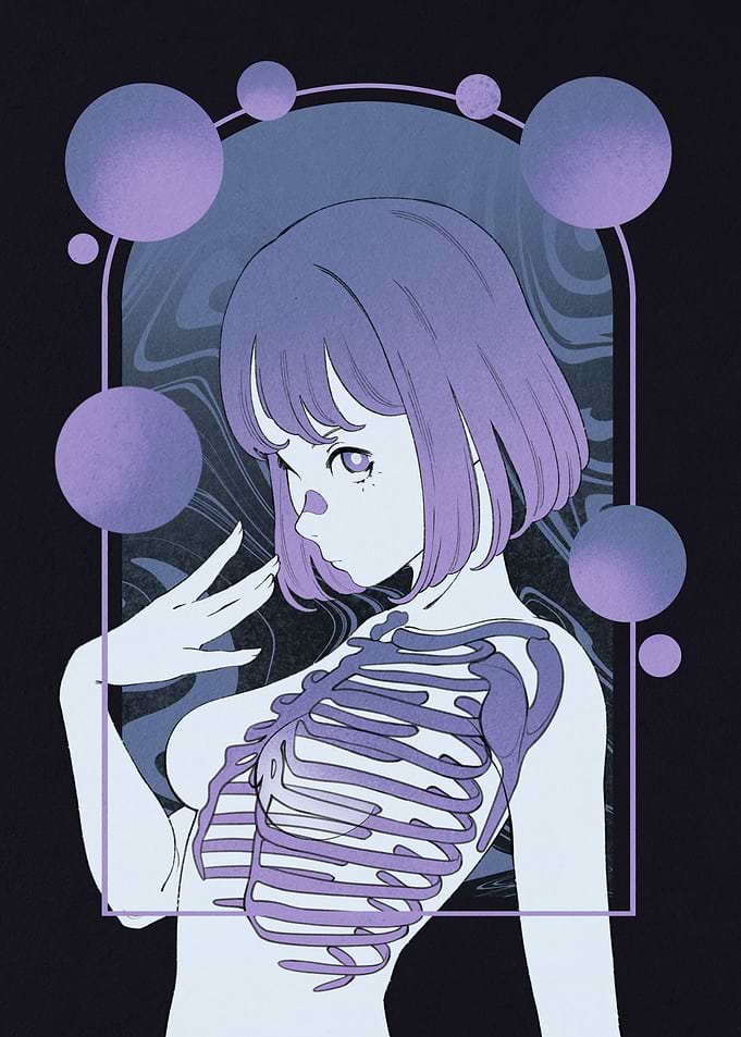 Purple ribs