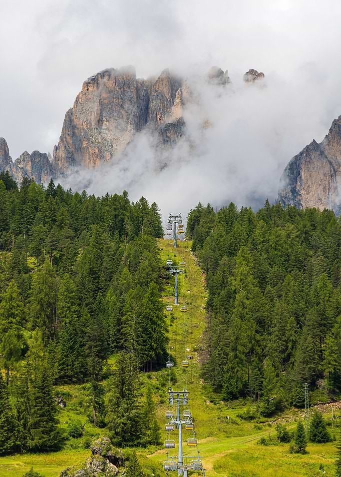Up to the mountain