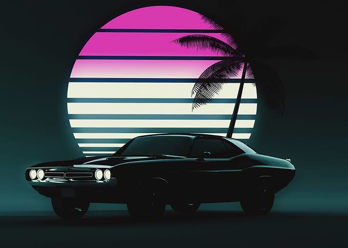retro car