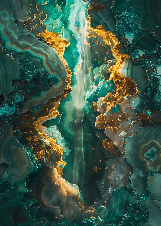 Geode Marbel Cascade