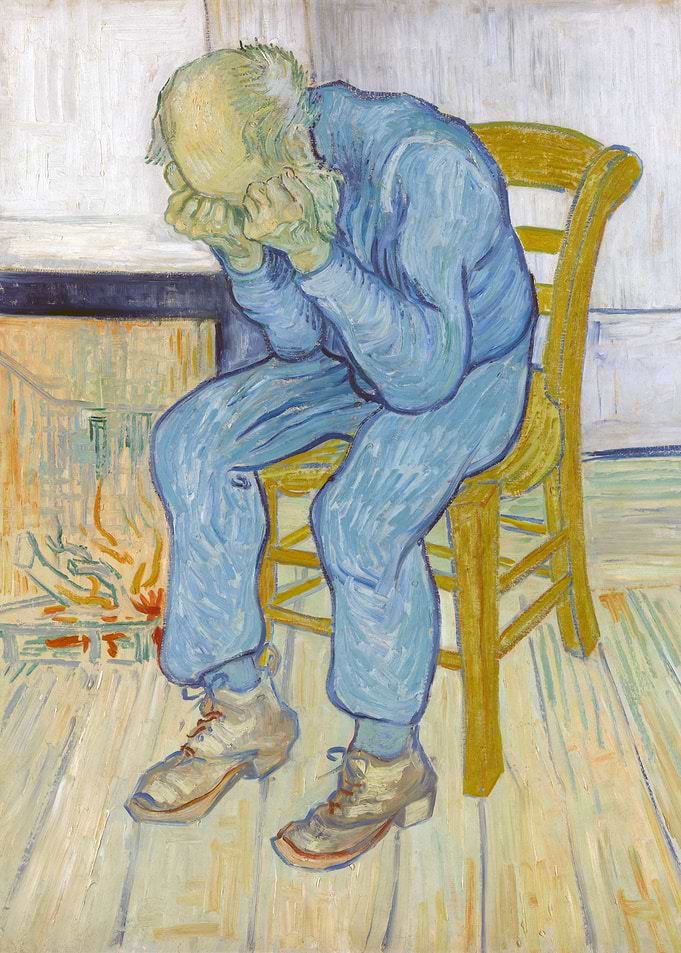 Sorrowing old man