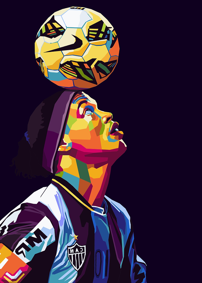 ronaldinho wpap art