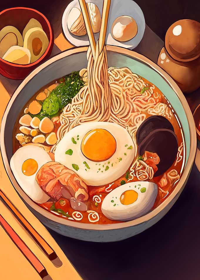 A cozy Ramen bowl