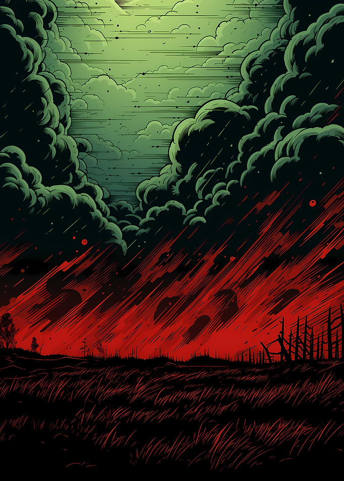 Stormy Field