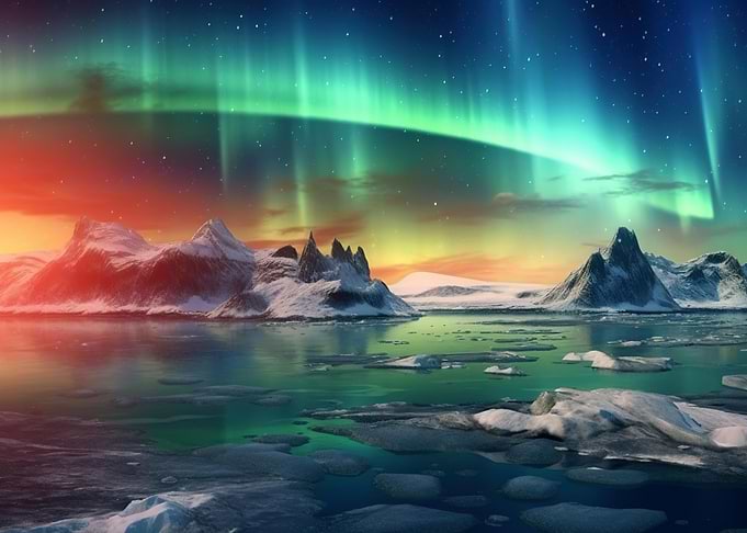 Northern lights Nature