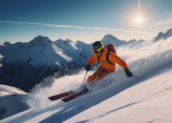 Ski Vintage Skiing