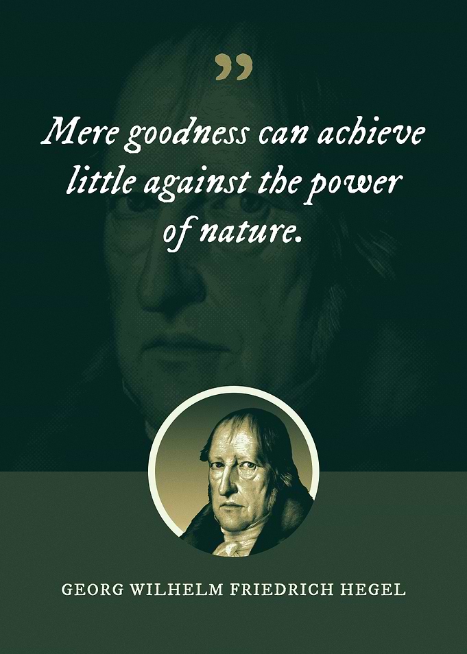 Mere goodness can achieve