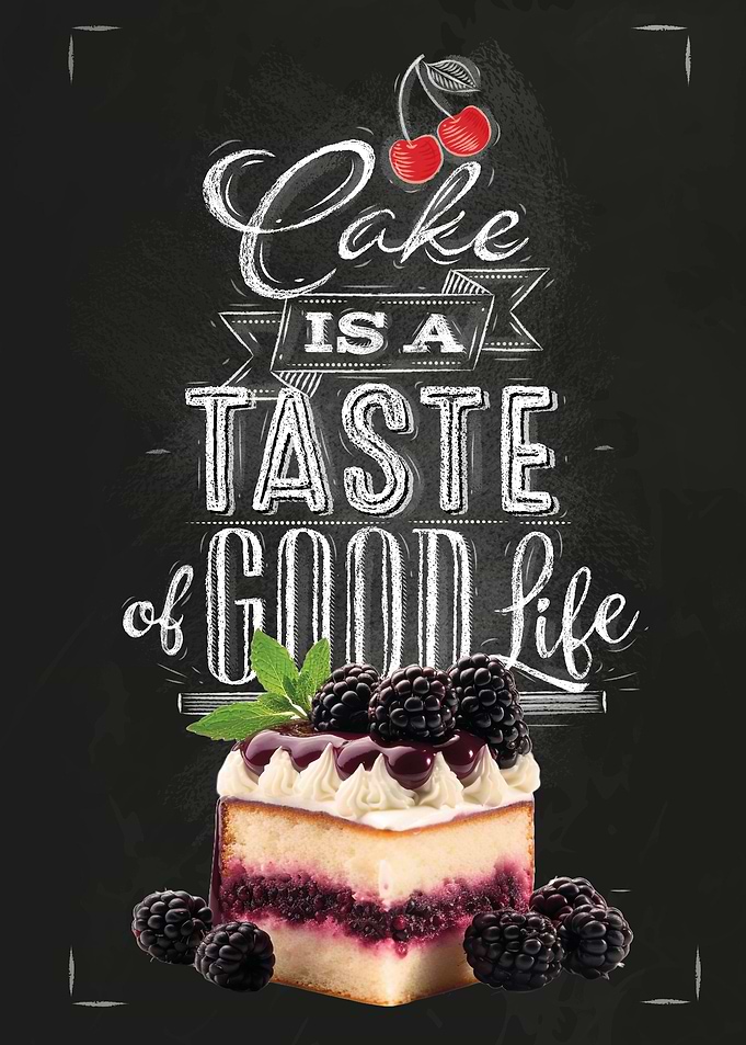 Cake Life Blackberry cake