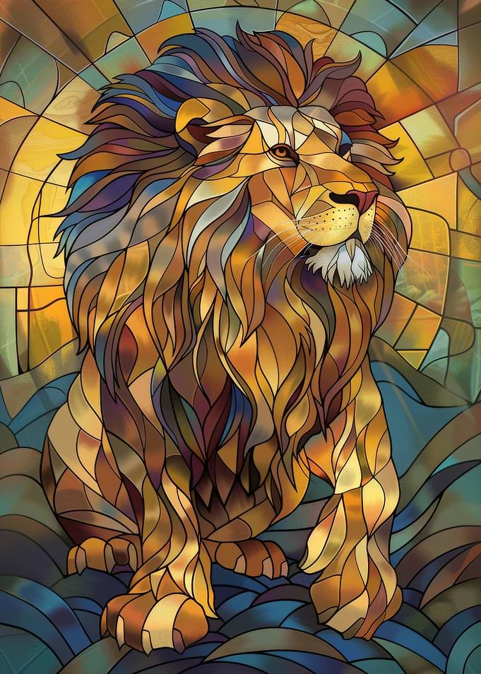 Lion King Legendary Glass