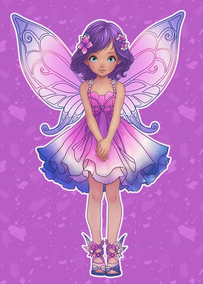 Fairy Doll 02 Purple