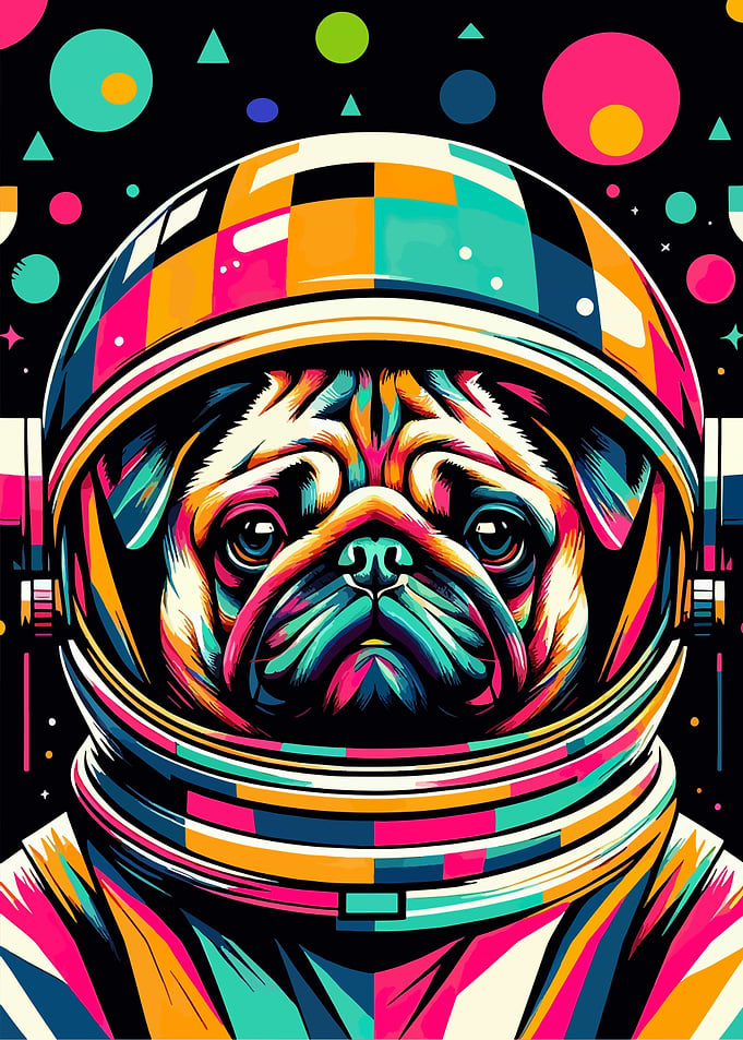pug astronaut wpap