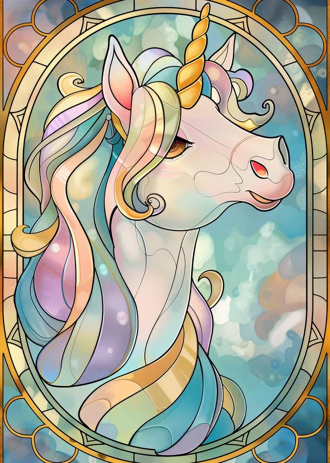 Unicorn Legendary Glass