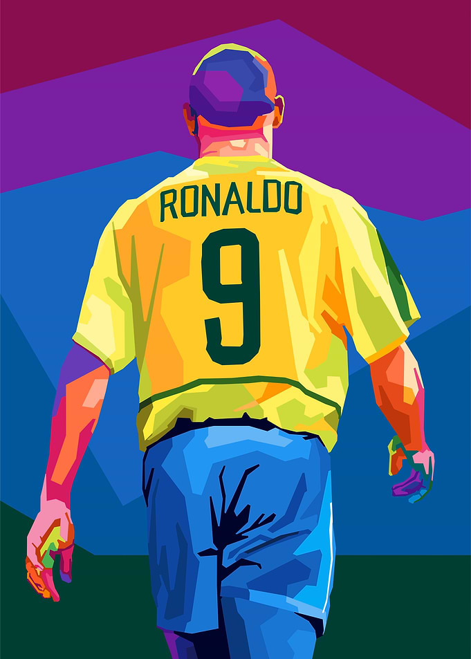 Ronaldo Nazario Wpap Art