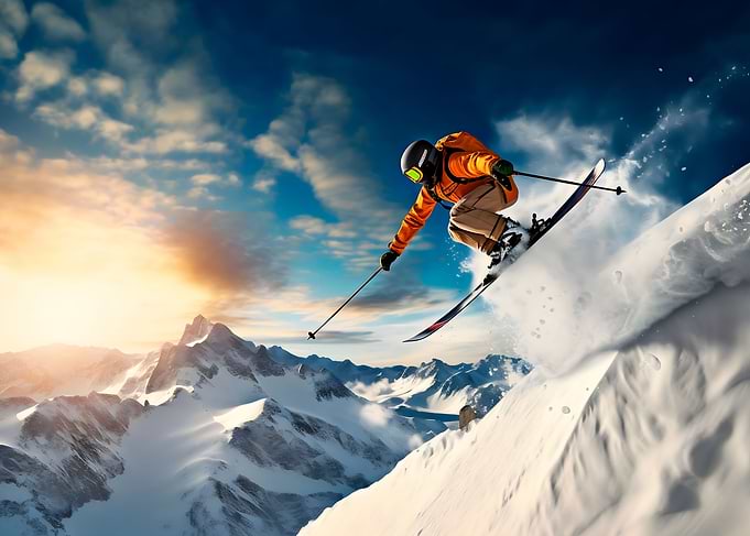 Ski Vintage Skiing