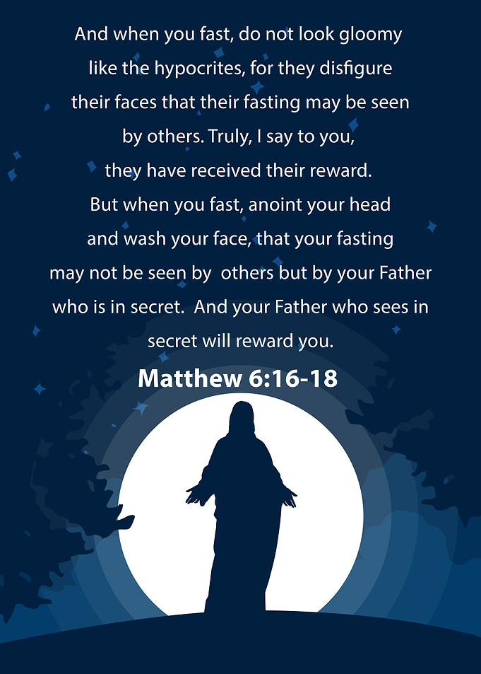 Lent Bible Verse Matthew