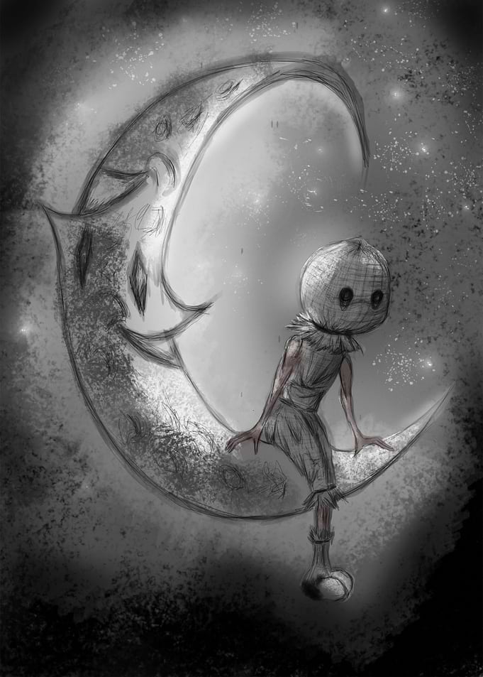 Little Boy on the moon