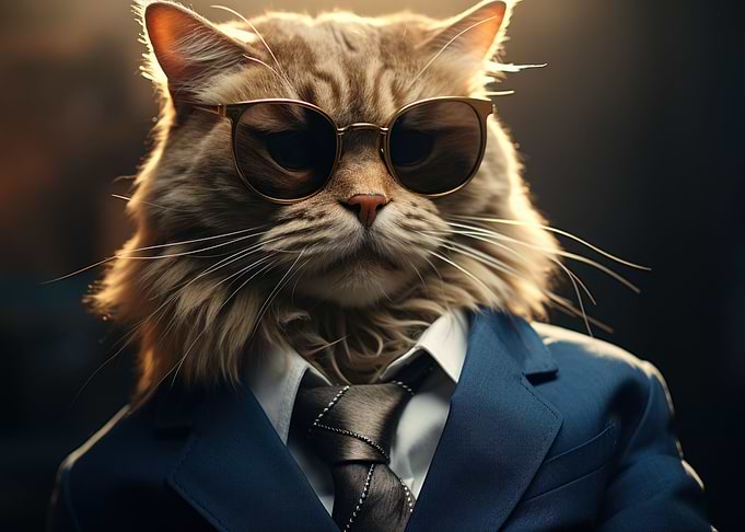 Business cat