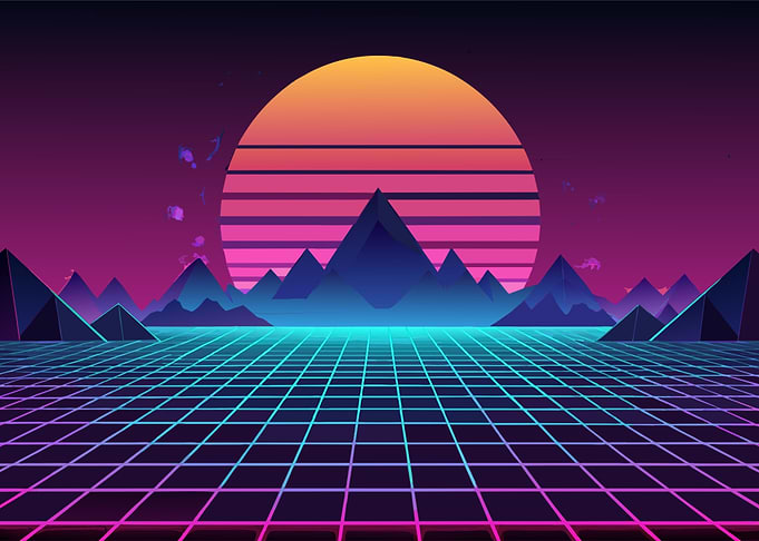 Synthwave Landscape