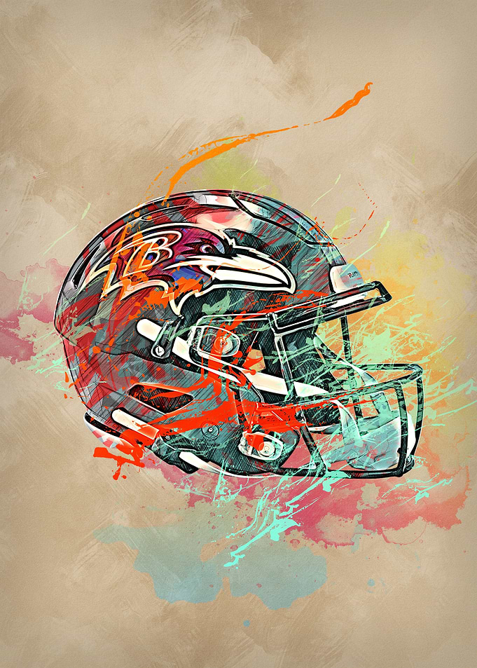 Baltimore Ravens Helmet