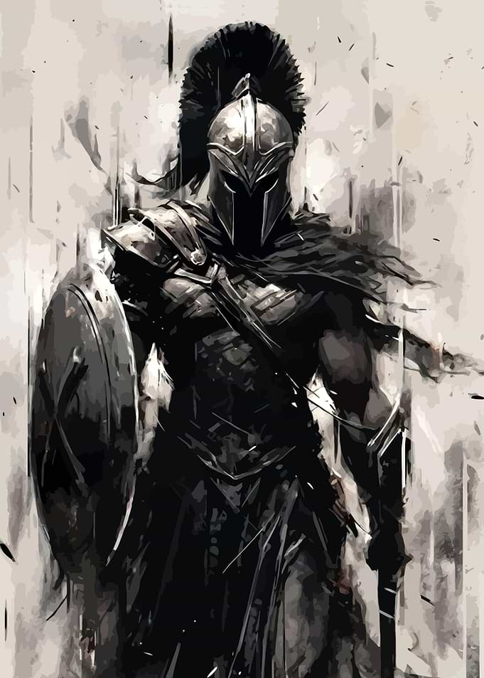 Soldier warrior spartan
