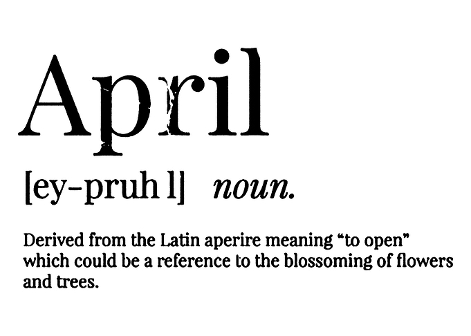 April