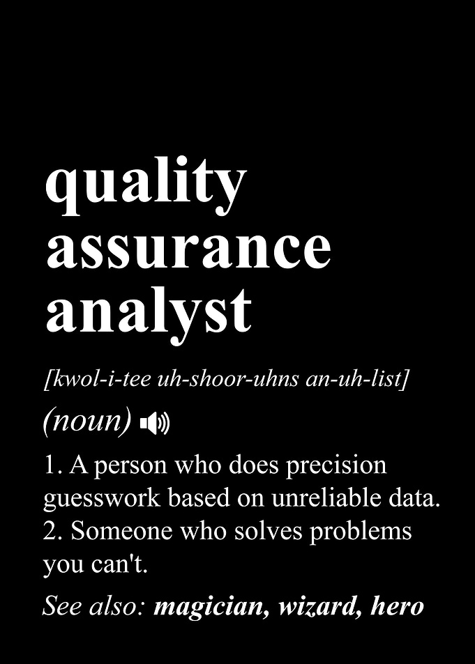QA Analyst Job Definition
