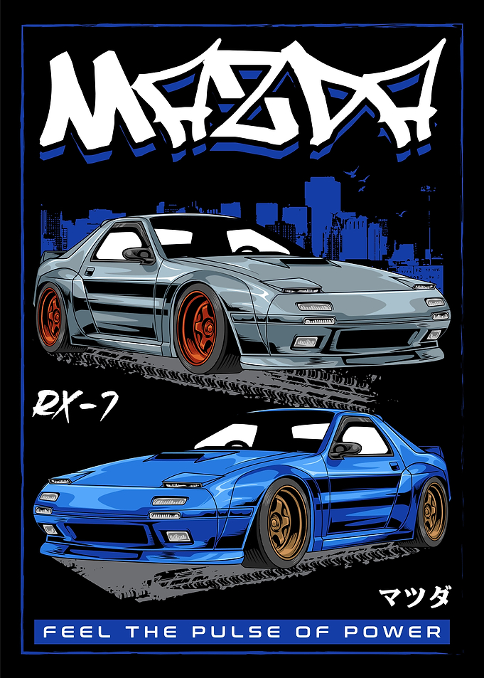 RX7 Racing JDM Car