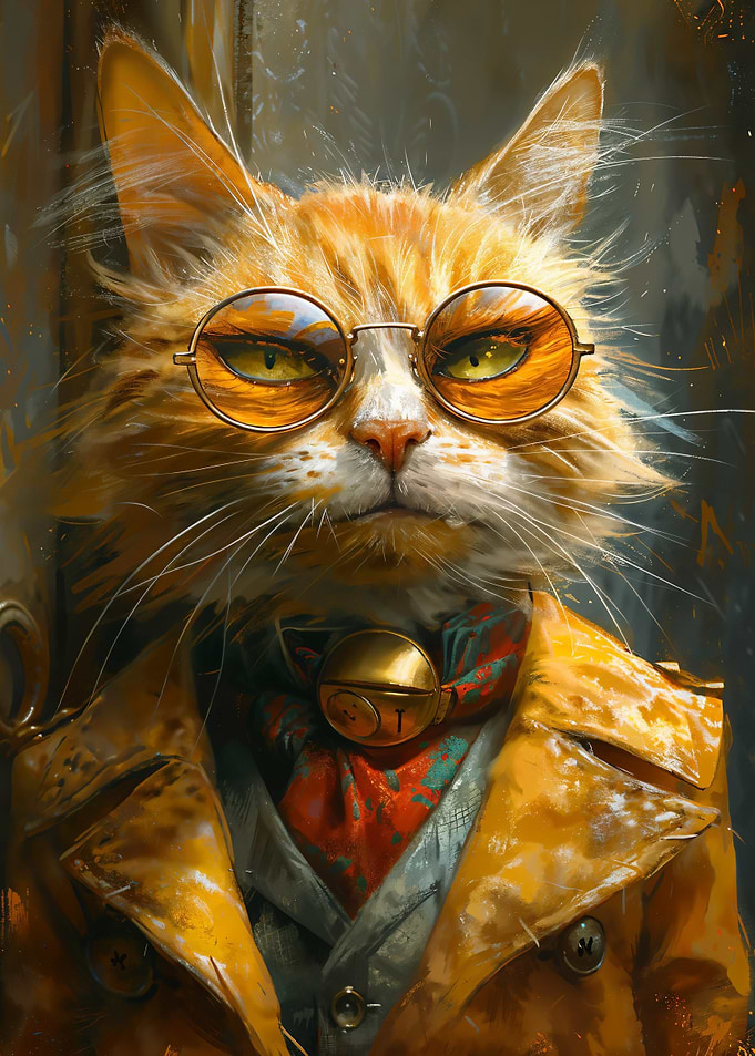 Stylish Feline Sophisticat