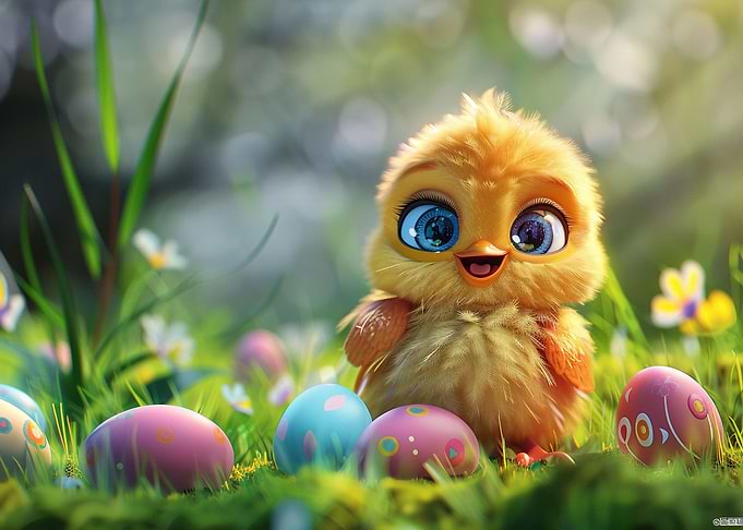 easter chick