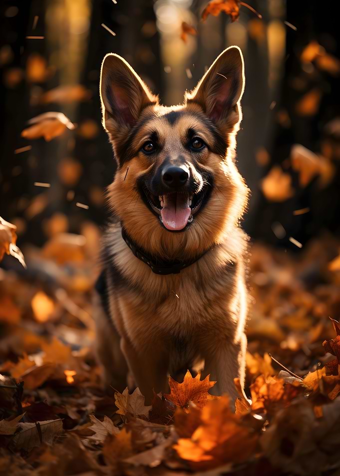 German Shepherd Dog Nature