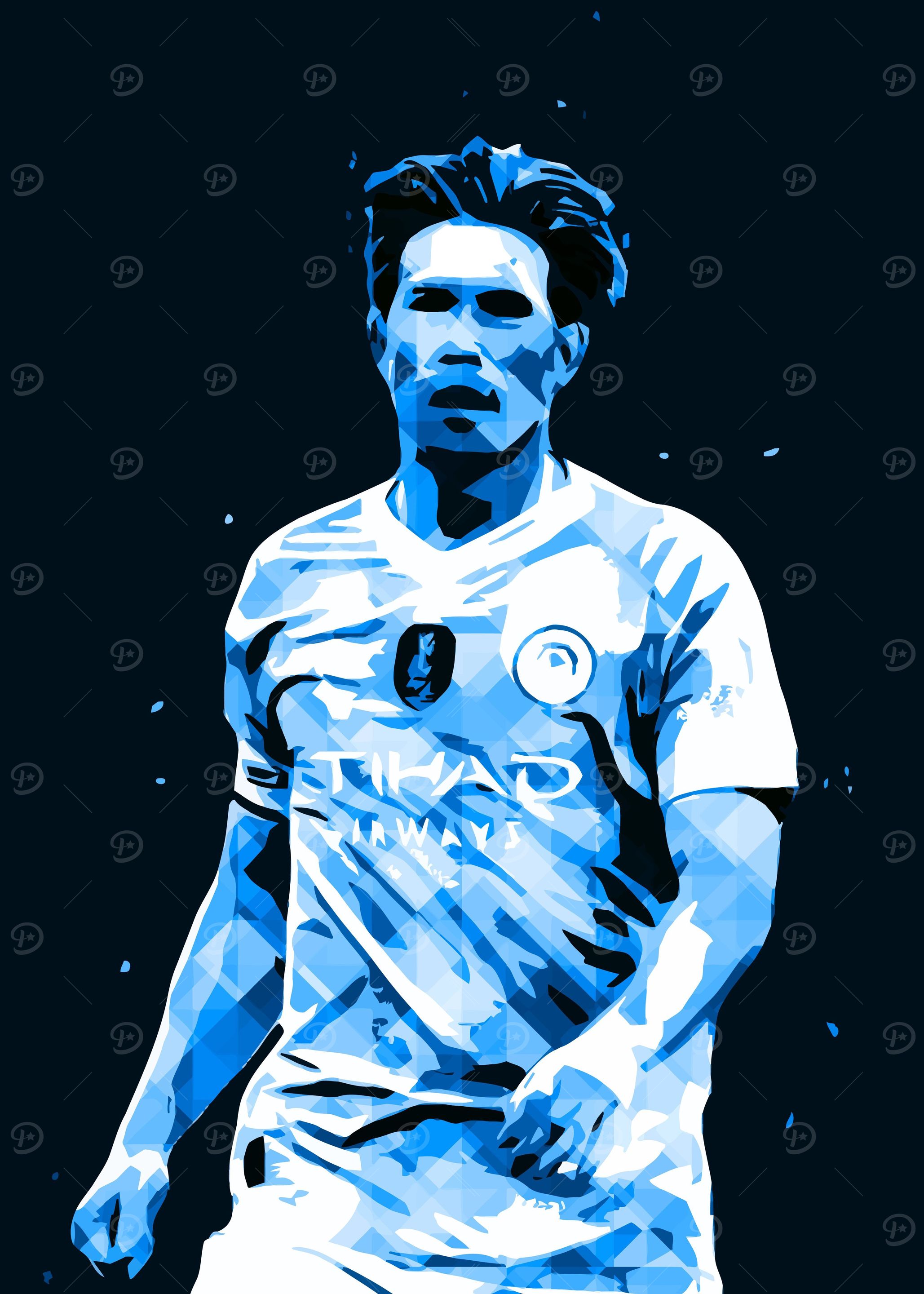 Kevin De Bruyne Pop Art