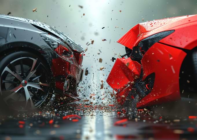 Two cars