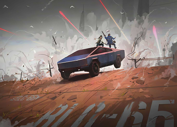 Tesla Cyberpunk