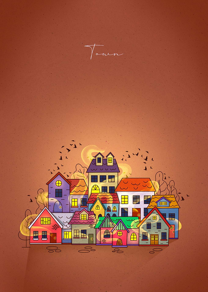 Magical Autumn Chill Town
