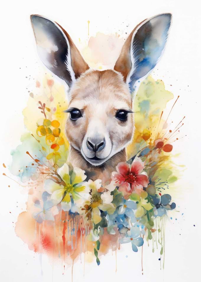 Deer Watercolor