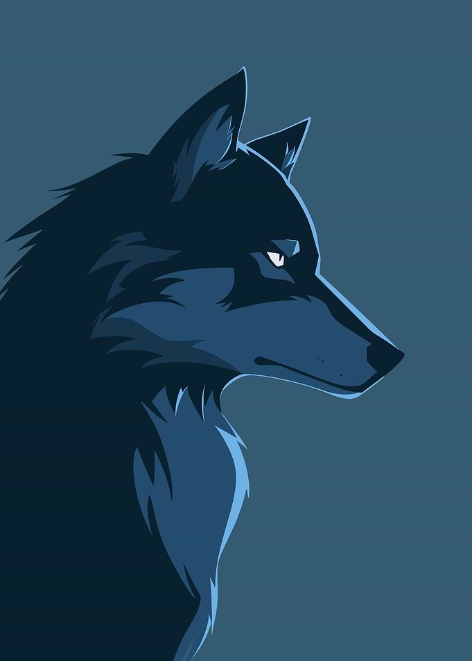 Wolf Retro Minimal