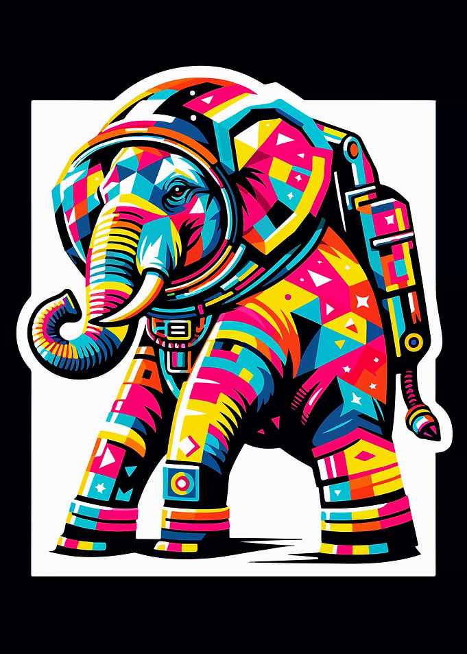 elephant astronaut wpap
