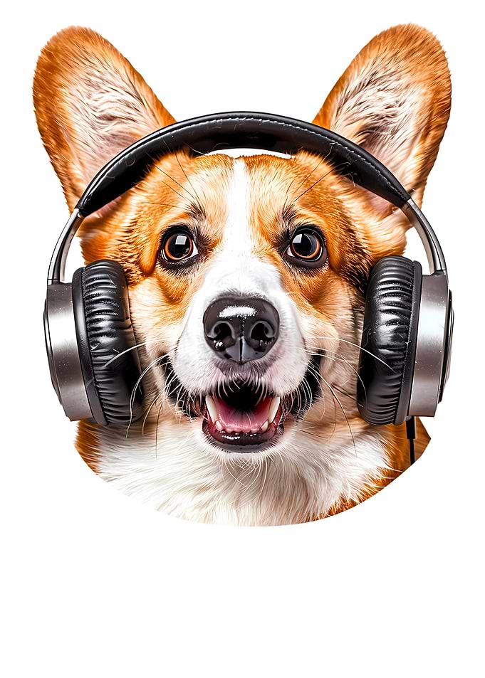 Welsh Corgi Headphones