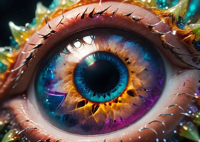 Eye of the lizard
