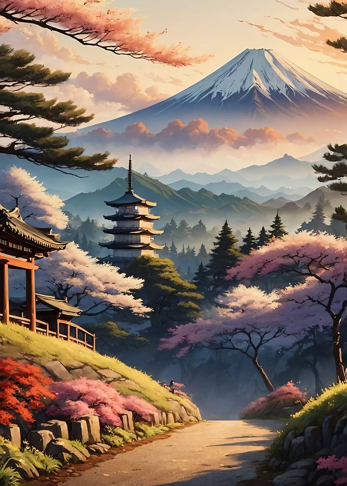 Pagoda in Spring