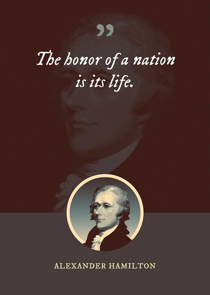 The honor of a nation is