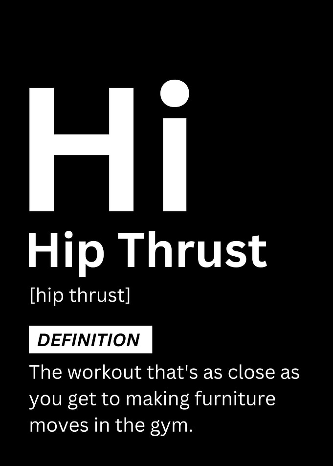 Hip Thrust Gym Exercise