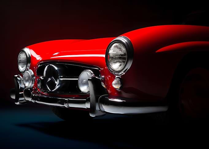 ARTSY MERCEDES BENZ 300 SL