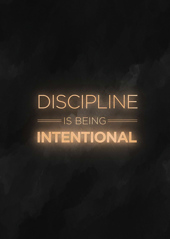 being intentional