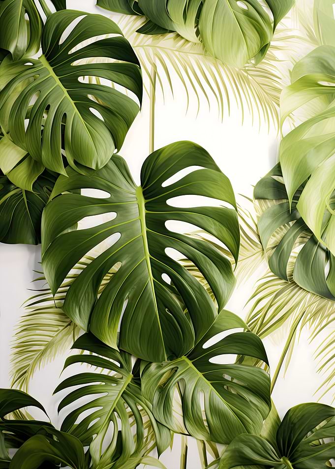 Tropical Monstera Natural