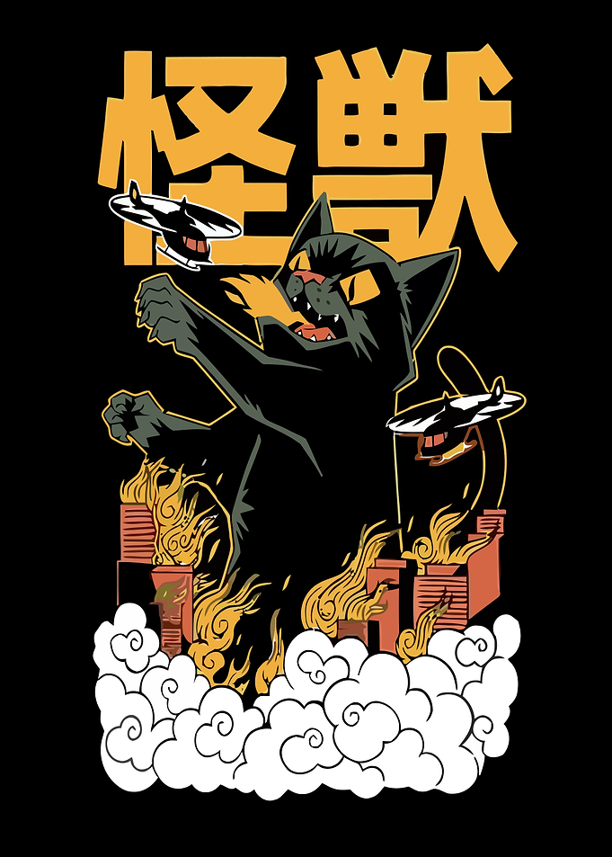 Cat Anime Angry