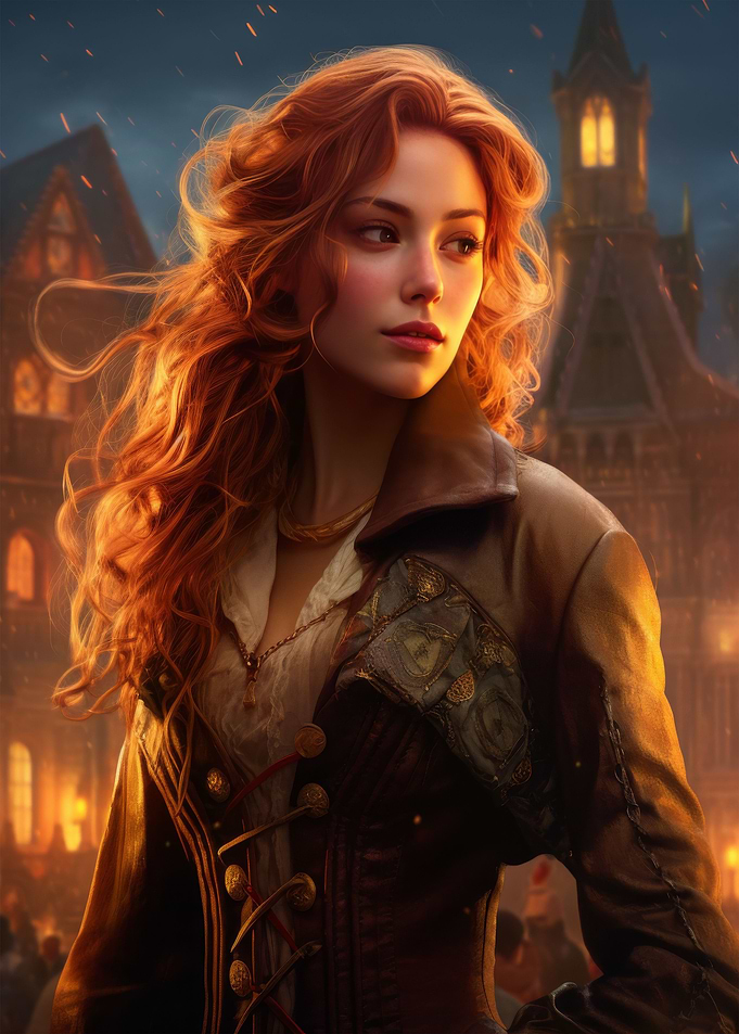 Redhead Victorian Steampun