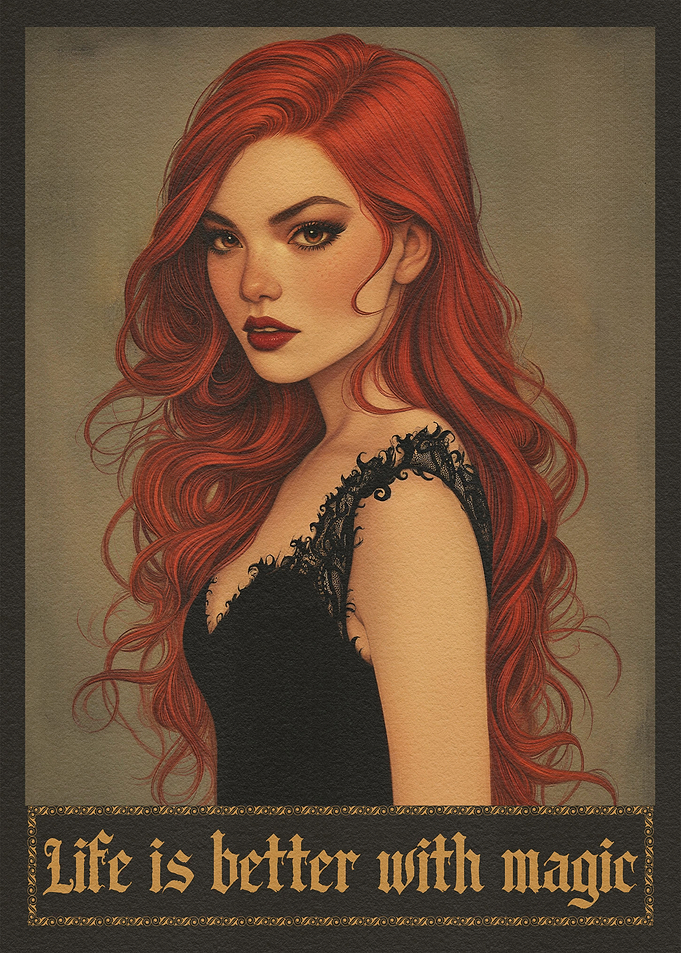 Funny Witchy Gothic Art